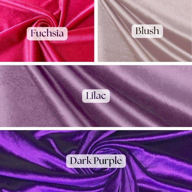 Royal Velvet Fabric by Yard – 60″ Wide Soft Luxury Material for Décor & Fashion