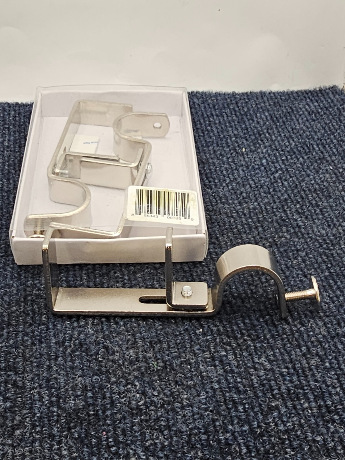 NoNo Bracket Curtain Bracket Attachment For Outside Mount Vertical Blinds Satin