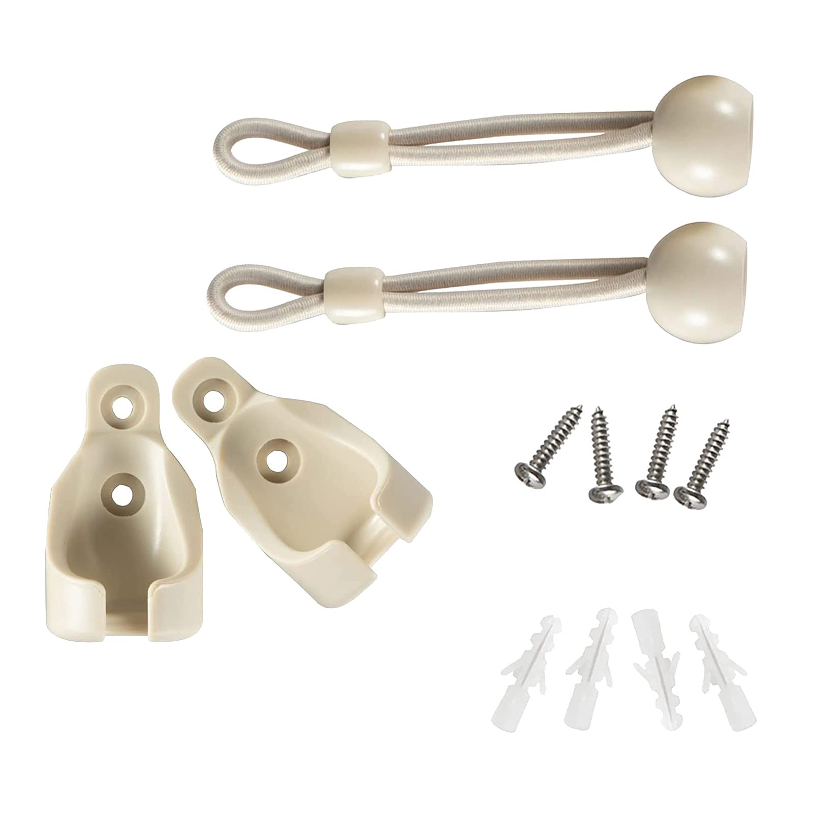 Lihopefe Universal Replacement Shade Bungee Kit for 1.9″W x 5″H, Beige