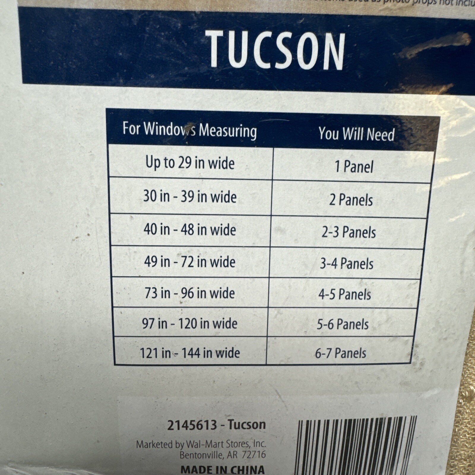 Mainstays Home Delicate Gold Tuscon One Panel 40″ W x 84″ L Brand New