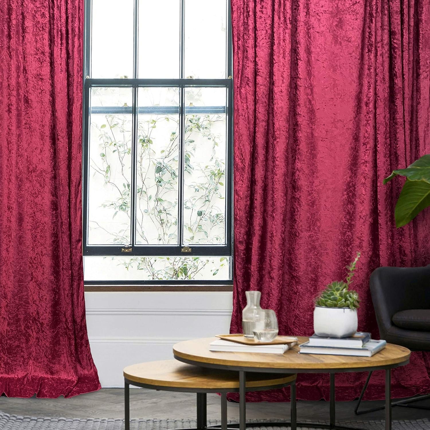 Lush Velvet Backdrop Curtain Drape Panel 5′ x 10′ Event Decor, Weddings – 1 Set
