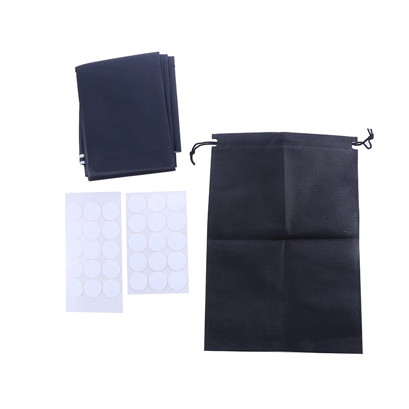 Self-Adhesive Pleated Blinds Half Blackout Windows Curtains for Kitchen Bathroom