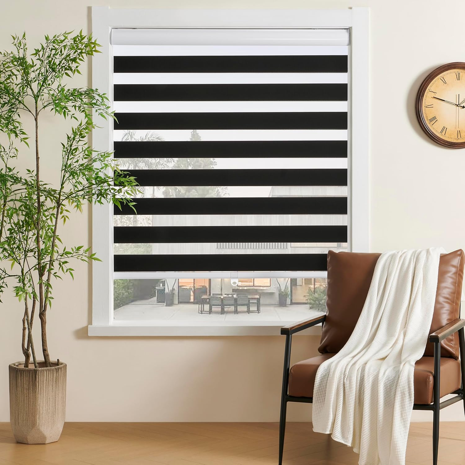 Cordless Zebra Blinds Window Blind Zebra Shade Blinds for Windows Roller Sheer S