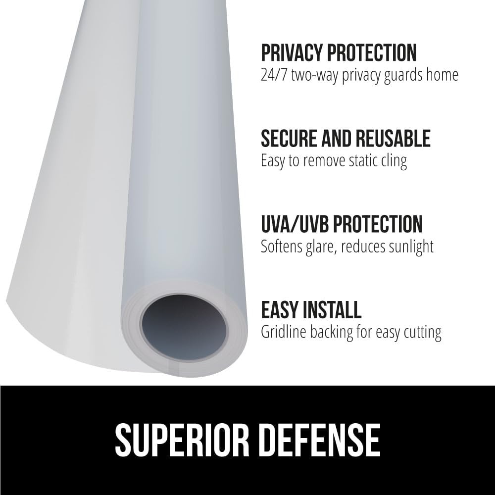 Removable Two Way Sun Blocking, Reusable No Residue Stickers 17.5 x 78.7 Inch