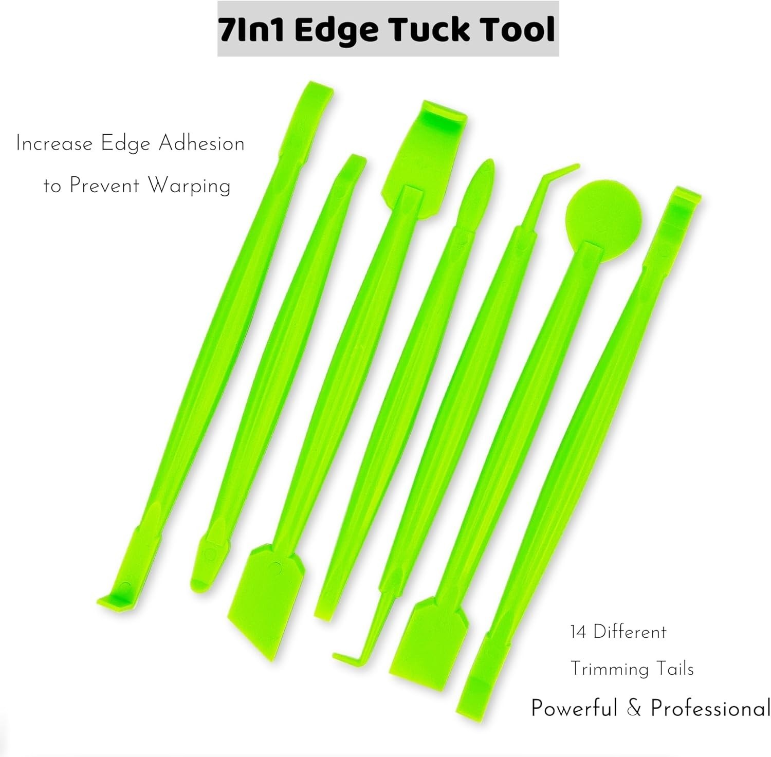 Premium Vinyl Wrap Tool Kit: 7PCS Car Wrap Installation Tools with Carbon Fiber
