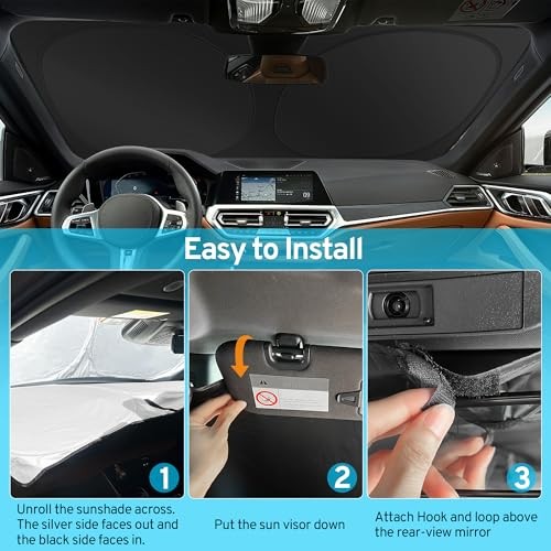 Windshield Sun Shade Custom for Mazda CX5 CX-5 Accessories 2017-2024 2025 2026