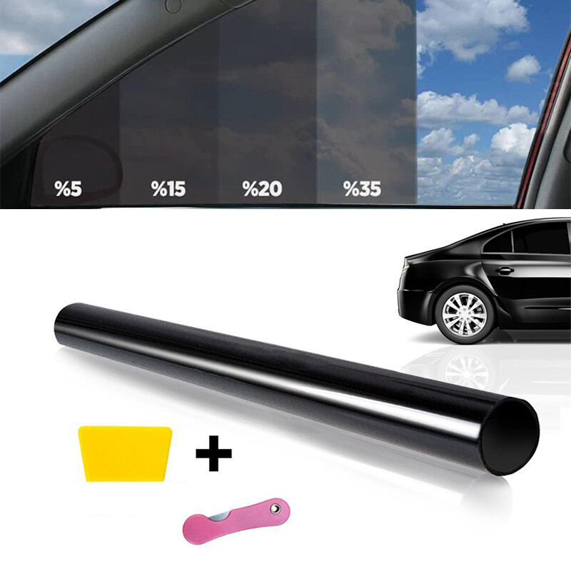 Uncut 20″x10FT Car Window Tint Film Roll with Shades 5%,15%,20%,35%