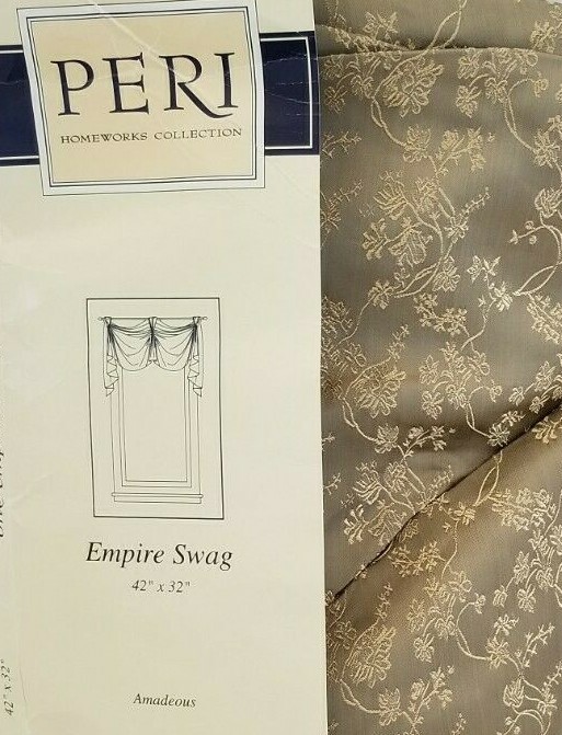 Peri Amadeous Empire Swag 42″ x 32″ (DA816-S AN) NIP