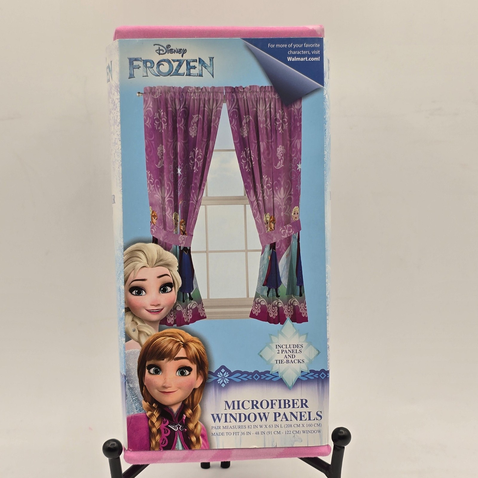 Disney Frozen Microfiber Window Panels Kids Curtains Purple 82×63 Franco