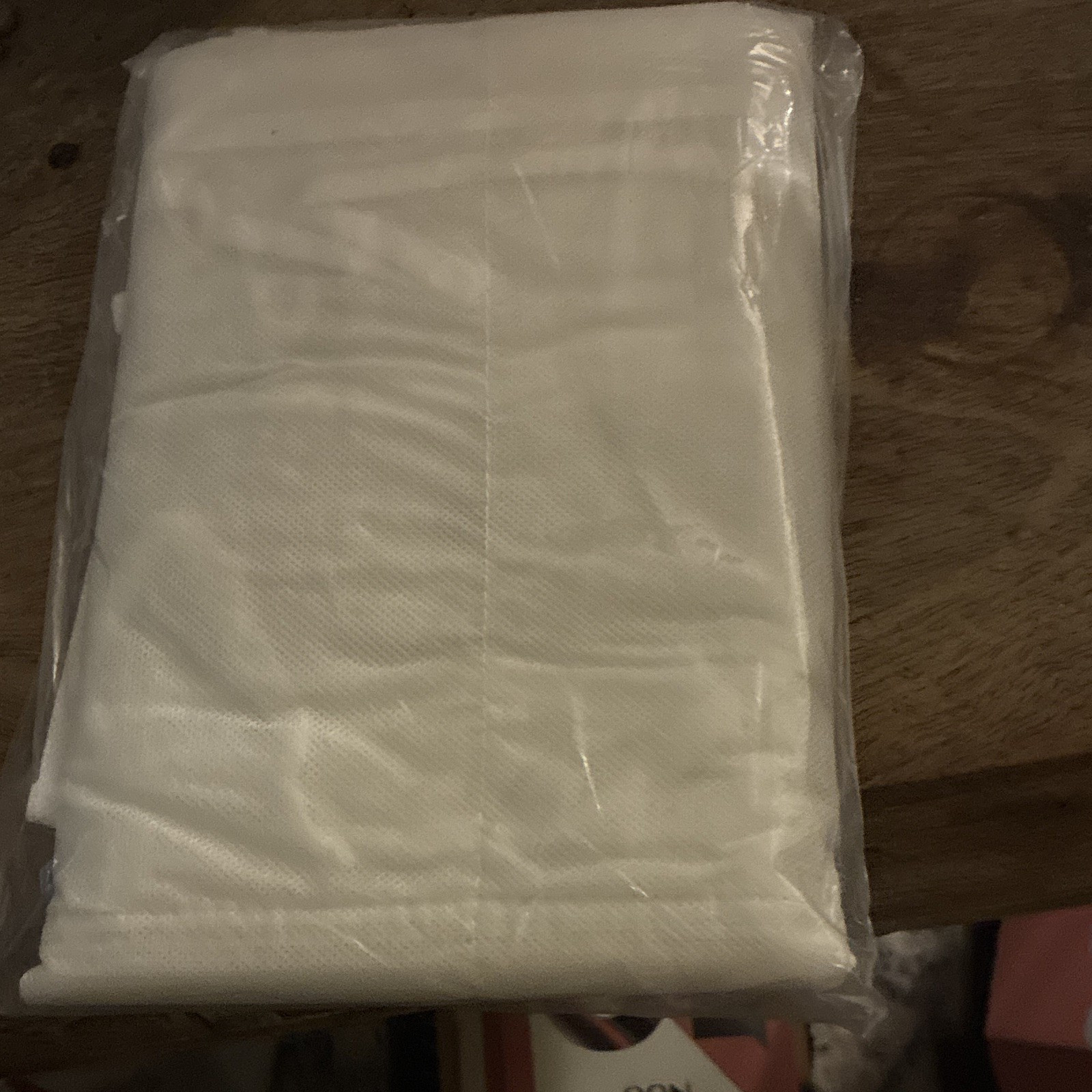 A lot of two White fabric over the door shoe hanger 24
