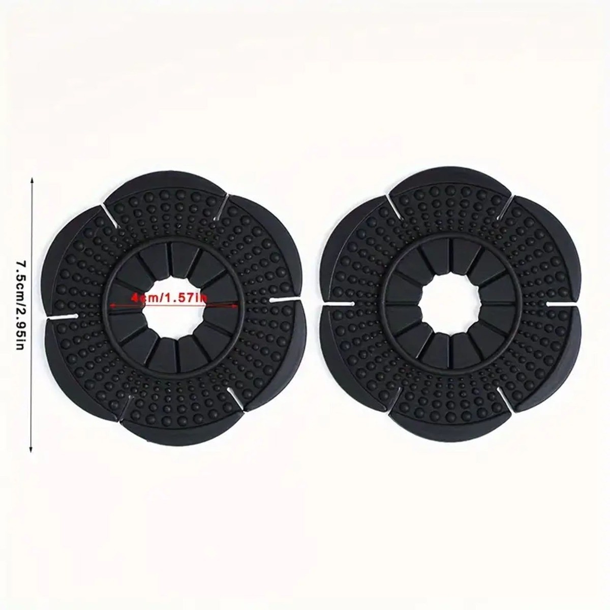 Car Wiper Hole Protective Cover, Silicone (Black)