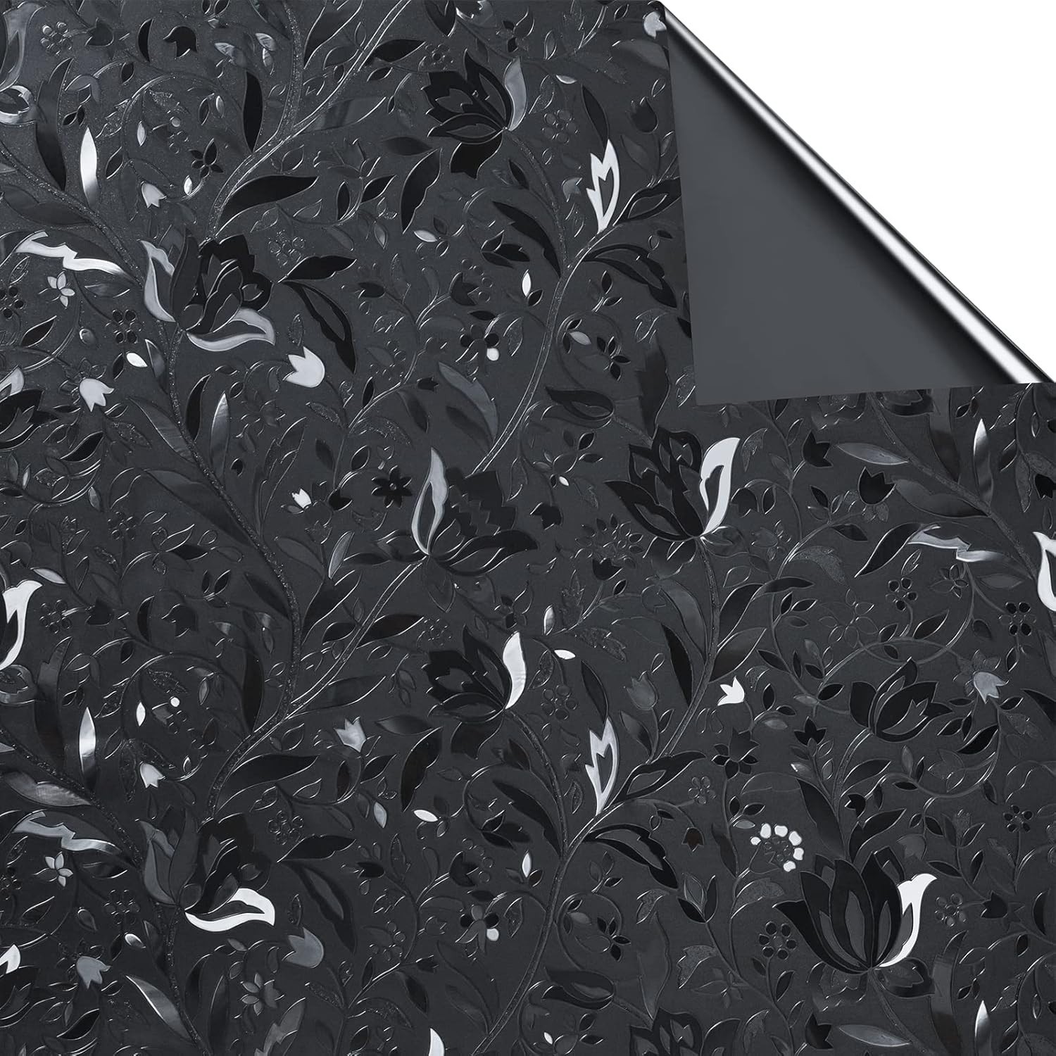 Removable Black Window Cover – Total Blackout & Easy Installation, 17.7×78.7