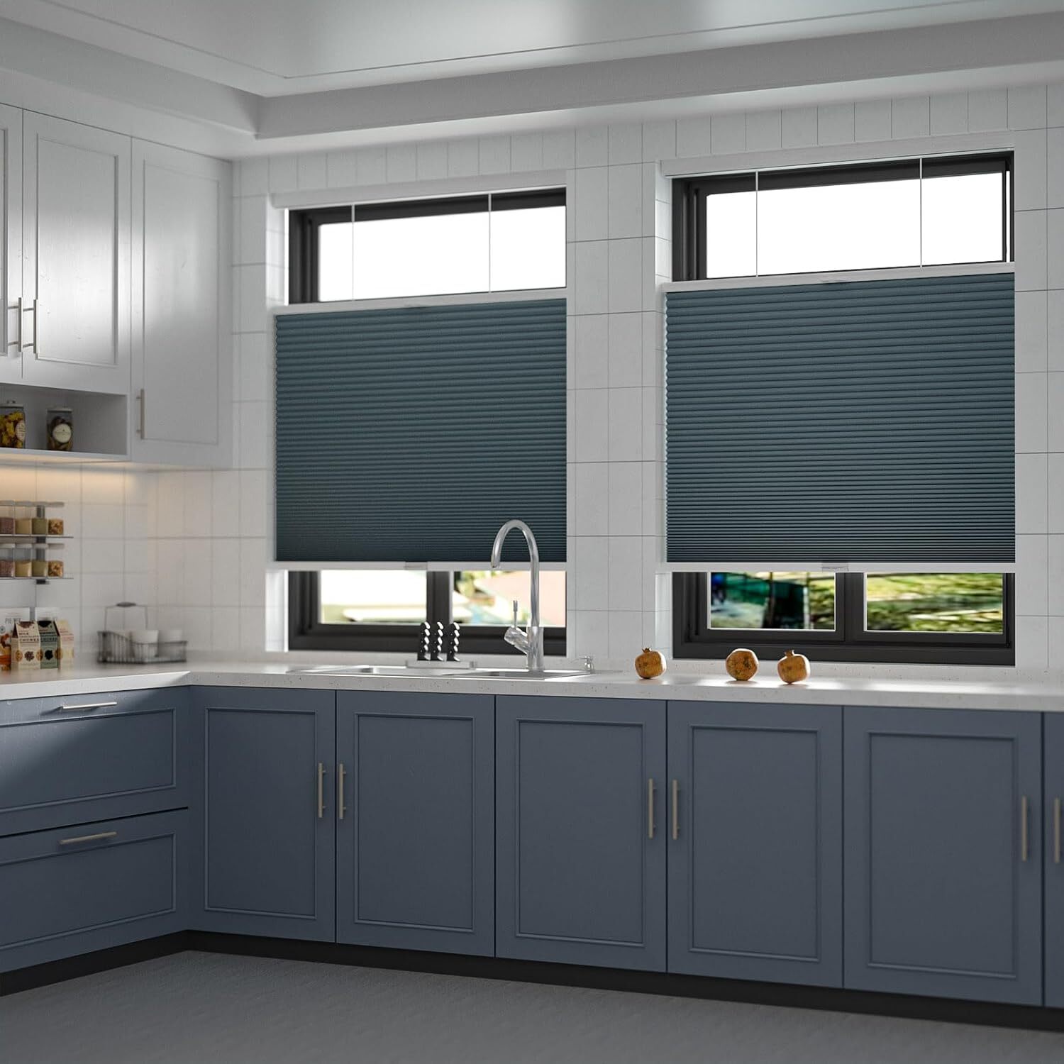 Changshade CUSTOM Window Blinds Top Down Bottom Up Cellular Blinds-Blackout