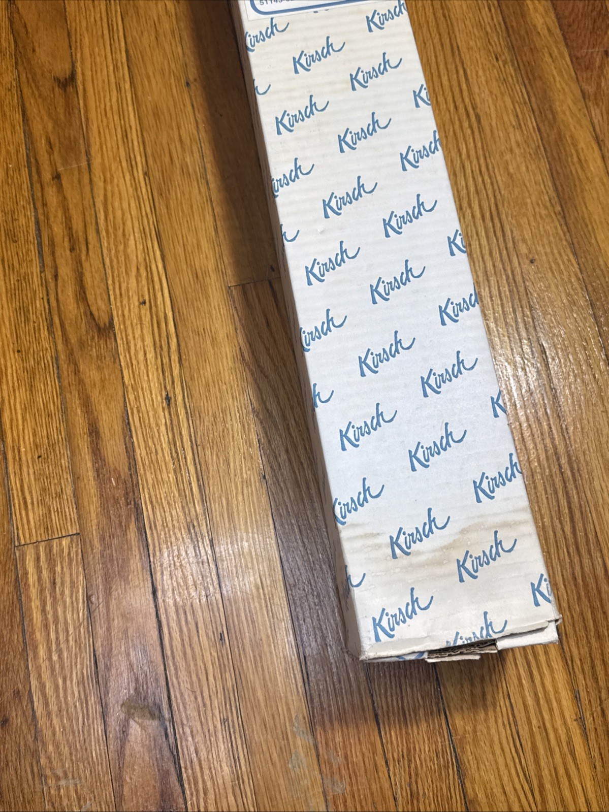NOS Kirsch Chateau Antique Brass Traverse Rod 30-50″ Fluted Decorative 51143-62