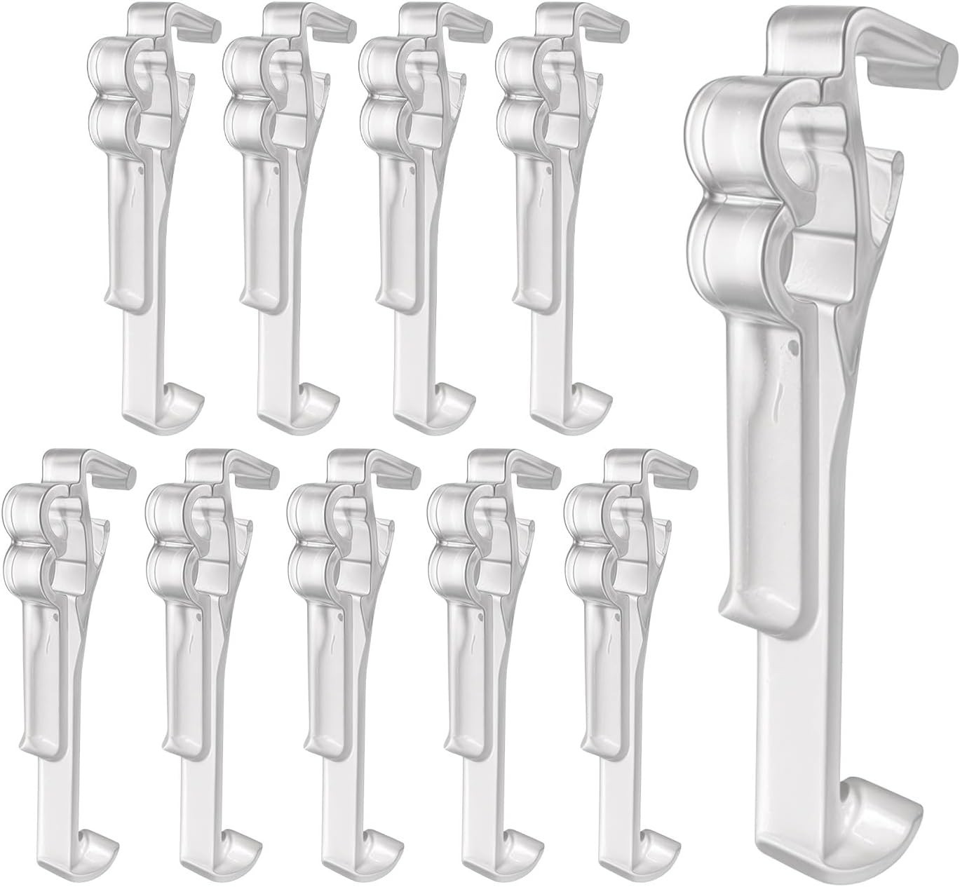 3.0 Inch Clear Valance Clips for Blinds & Window Shades, 10-Pack – Sturdy Pla…