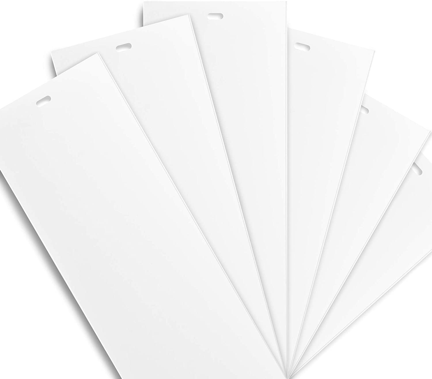 White Vertical Replacement Blinds Slats Sliding Glass Door Window