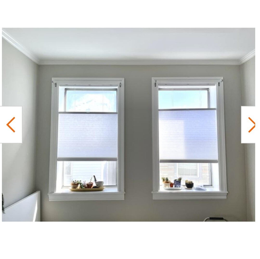 CUSTOM CUT Snow Drift Top-Down Bottom-Up Cordless Cellular Shade FAST SHIPPING!