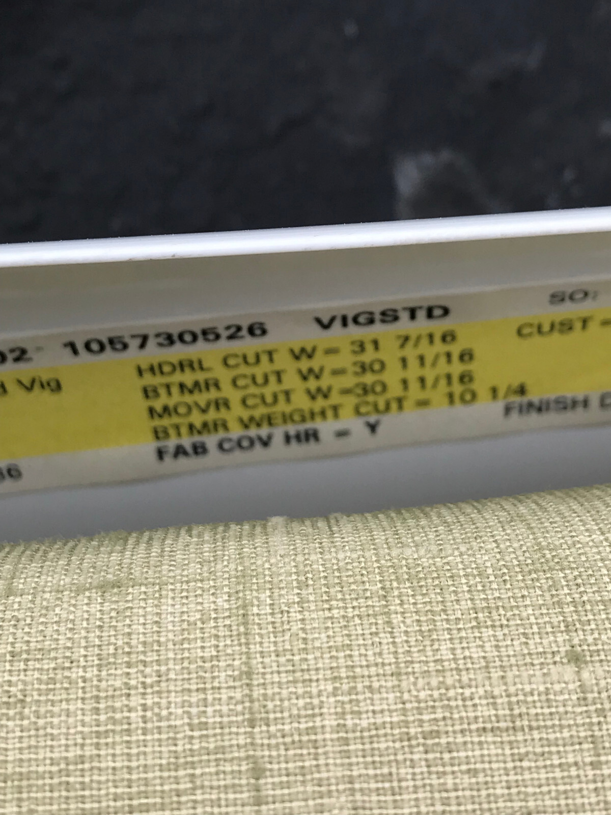 Hunter Douglas Vignette Roman Shade light green 32 width by 56 height
