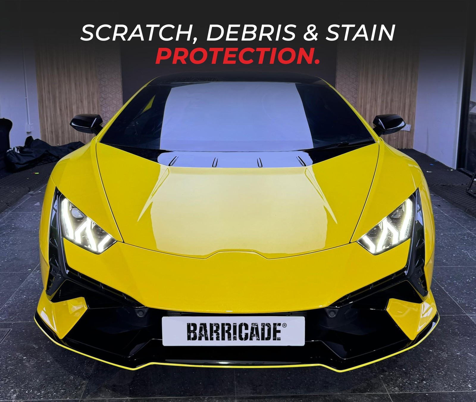 Barricade Premium Clear Gloss Paint Protection Film TPU 4″ x 60″
