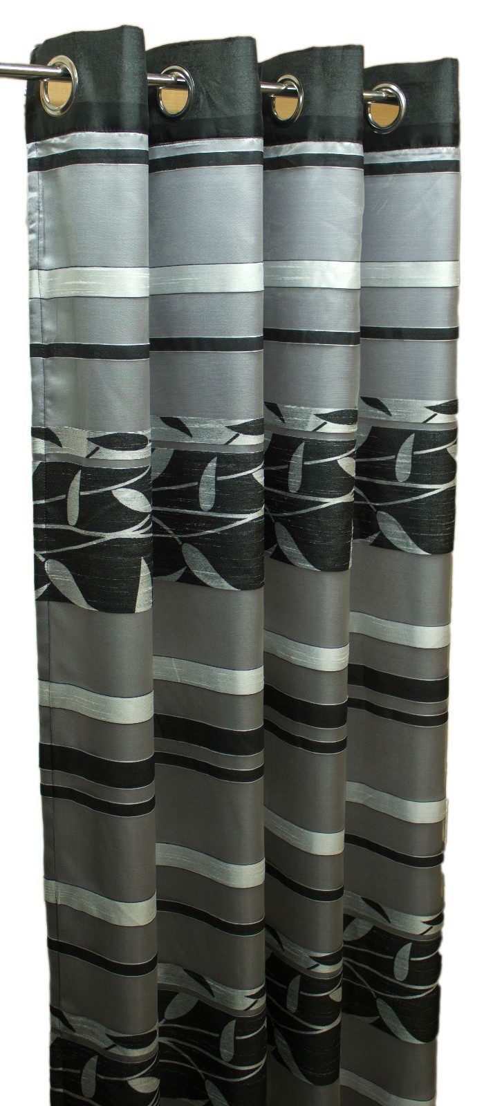 One Modern Look light weight sheer panel in Gray With Lining, 96″ by 60″ Grommet
