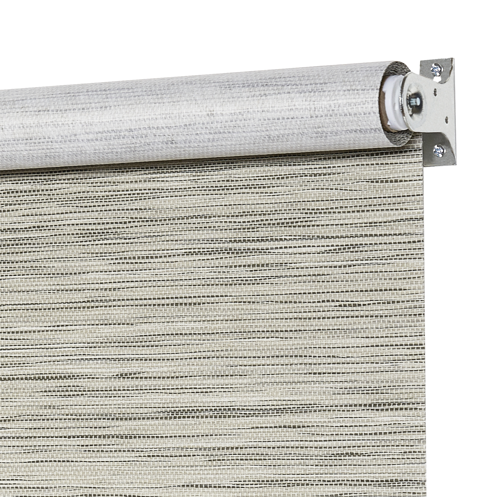 Light Filtering Woven Natural Cordless Privacy Jute Windows Shade, Heather Grey