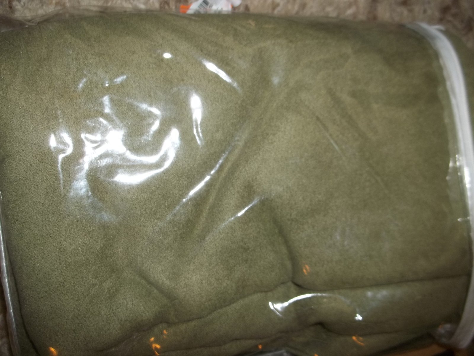 NIP Pair of Olive Green Blackout Curtain Panels 54 x 84″ Each