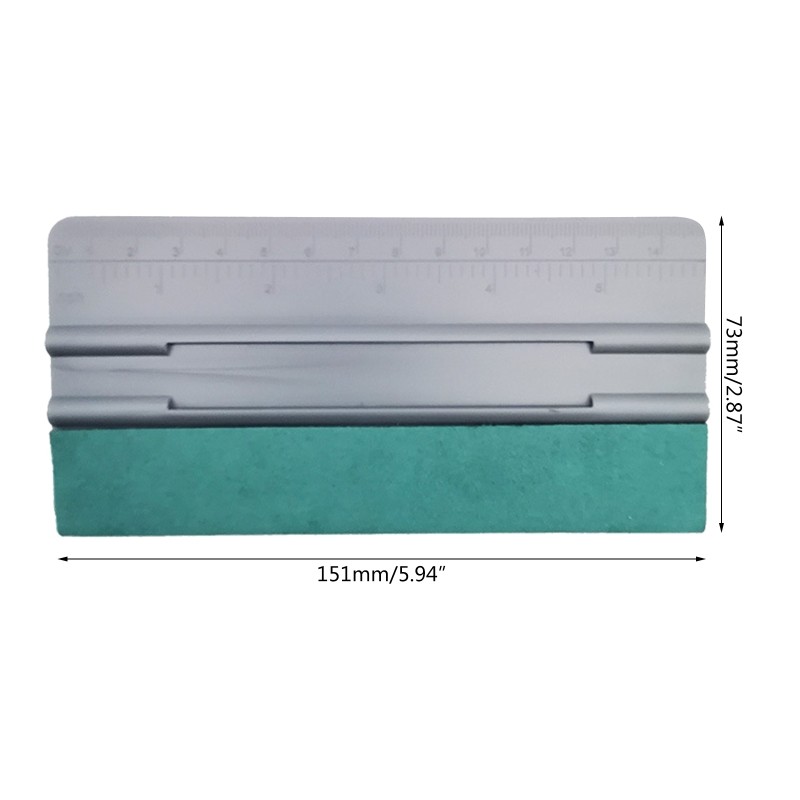 Vinyl Scale Squeegee Wrap Car Film Sticker Wrapping Suede Felt Scraper Tint Tool