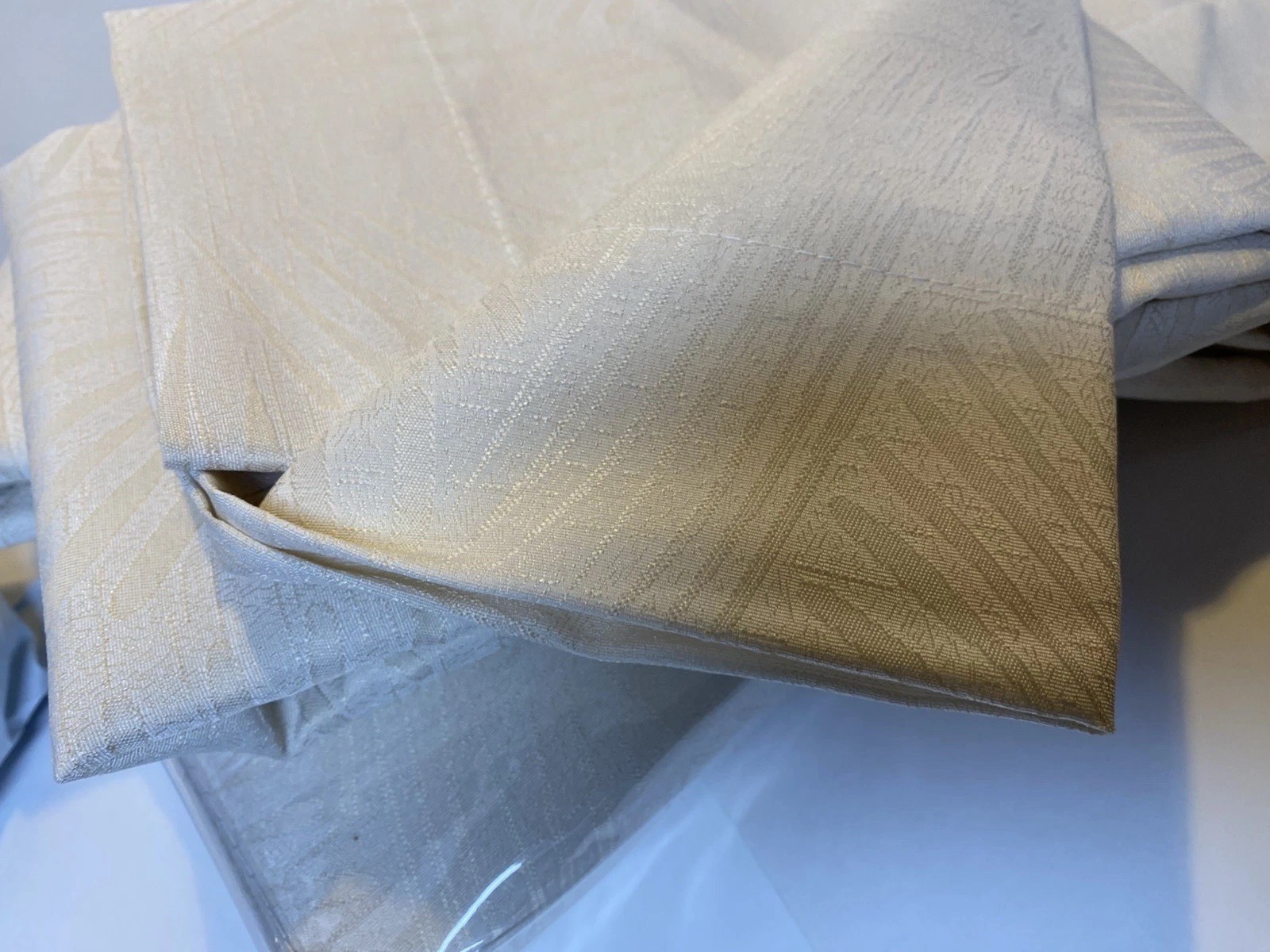 2 Panels Burst Pattern 52” X 95” Grommet Panel Neutral