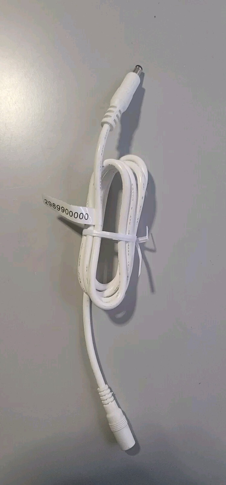 Hunter Douglas 4FT 18V Power Cable ONLY— DC Plug-In PowerView
