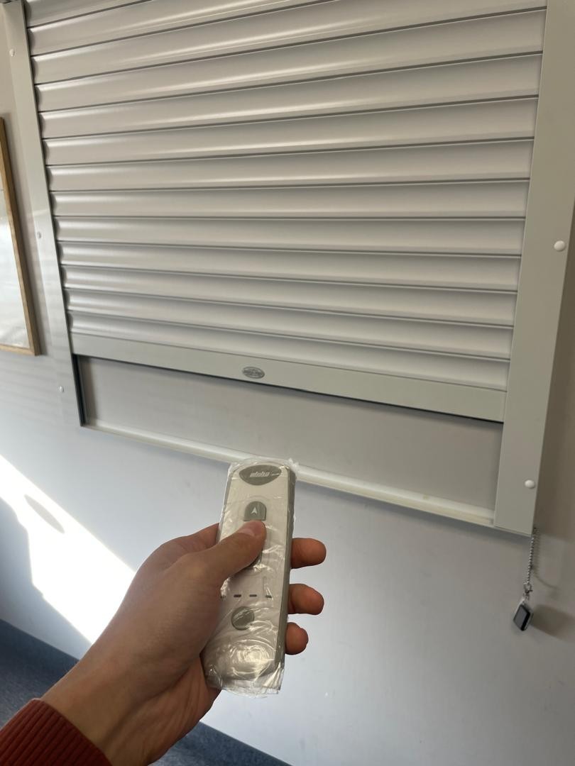 Automatic Security Roll Up Window Shutter (Anthracite Gray)