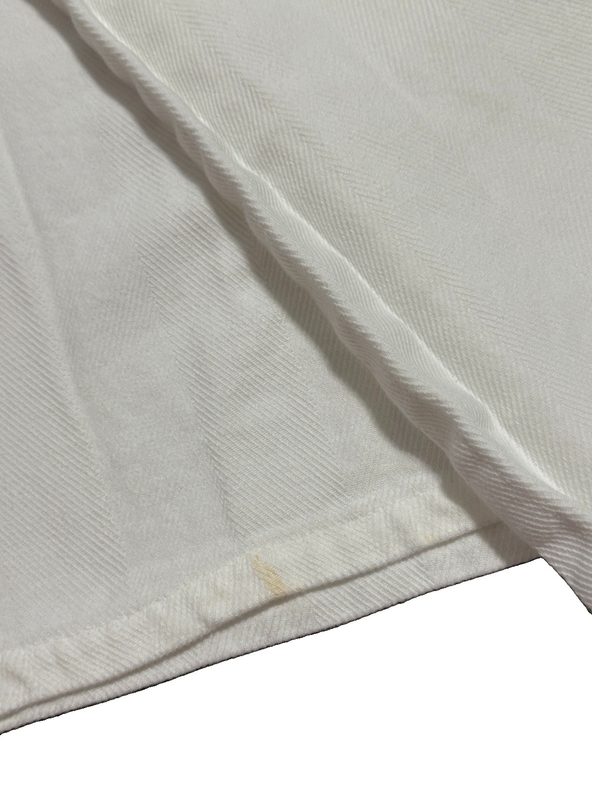 Set of 6 Ikea Tibast Curtains Warm White Herringbone Texture 92″ Long Lot Panels
