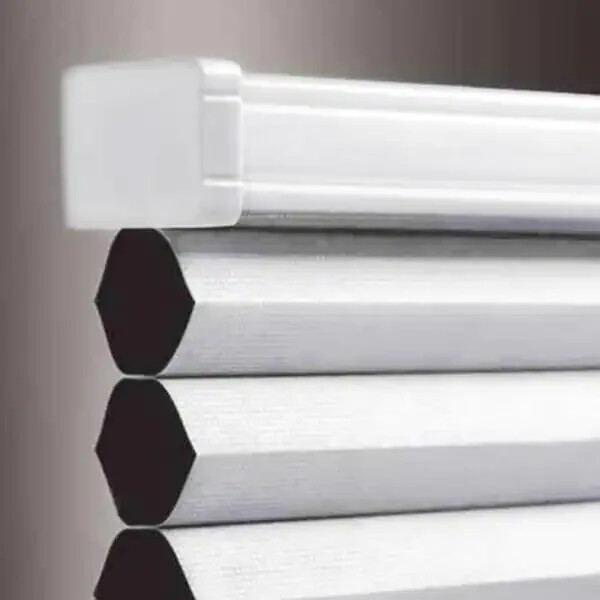 Custom Cut Home Decorators Shadow White Blackout Cordless Cellular Shade