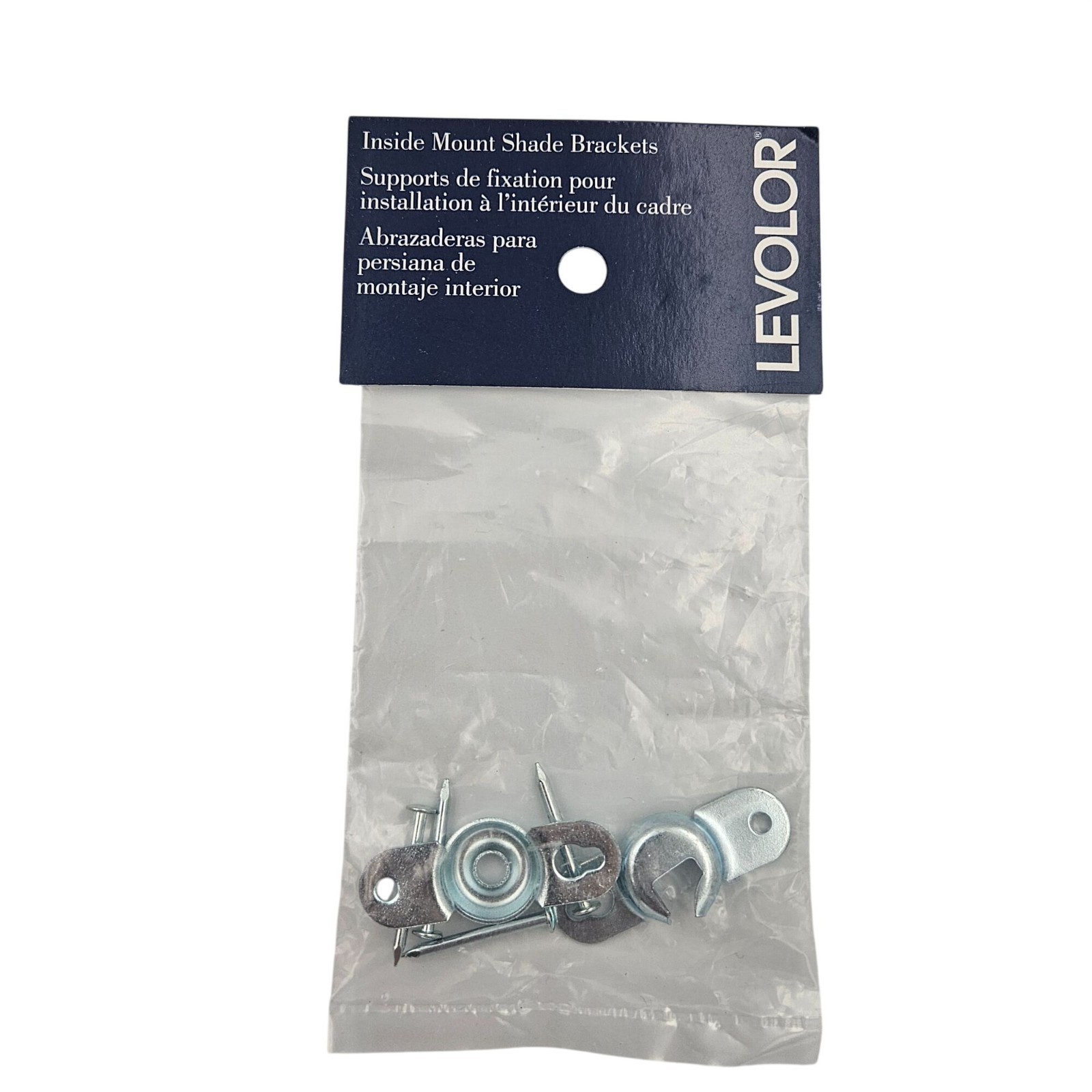 Bali Roller Shade Hem Grips & Levolor Inside Mount Shade Brackets Set Of 6