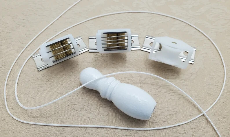 DIY Boat Balloon Roman Shade Cord Locks, Cord Pulleys, Wooden Tassel Pulls