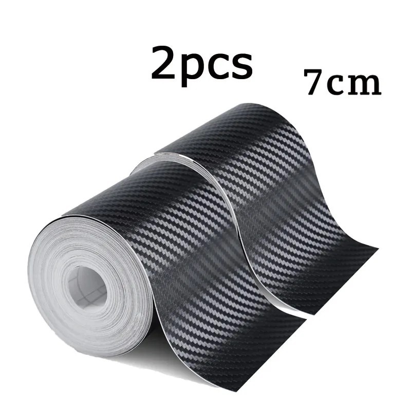 1-5M Carbon Fiber Car Protection Tape Waterproof Door Edge Guard Film Strip