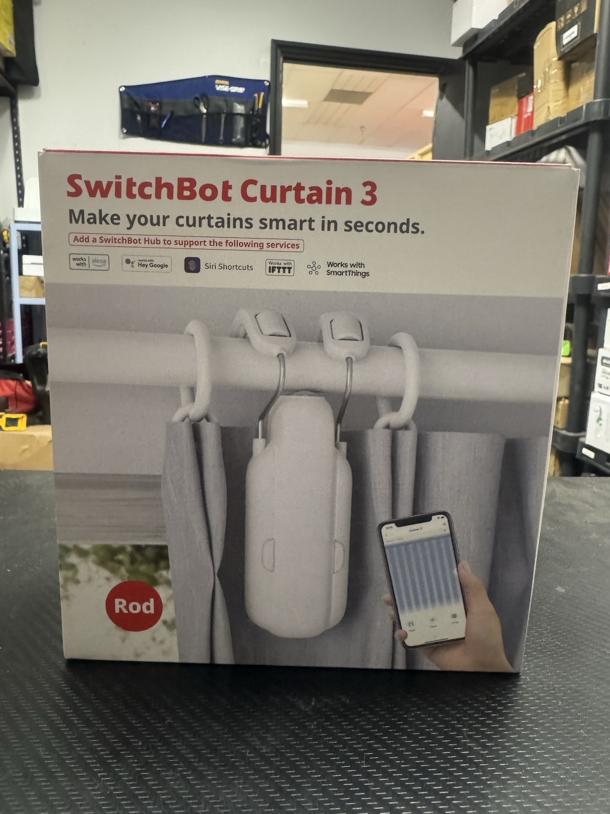 New, sealed SwitchBot ‎Curtain 3 Rod Smart Opener Electric Motor Wireless