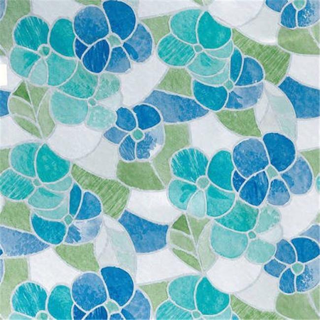 Dc-fix 346-0213 17 x 78 in. Decorative Self Adhesive Film Lisboa Blue