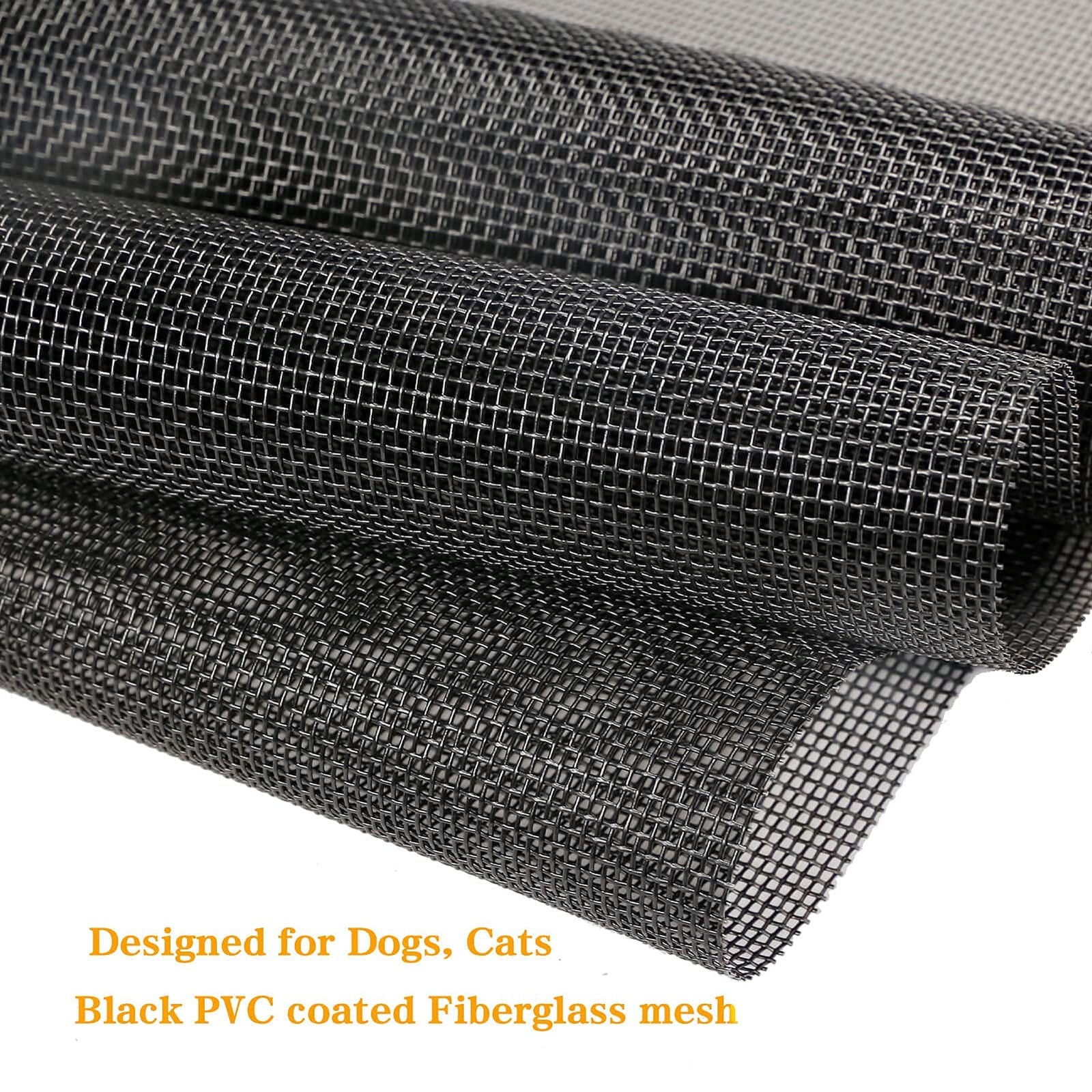 Tooltriz Pet Proof Window Screen Replacement 48″ x 100″ Fiberglass Mesh Patio