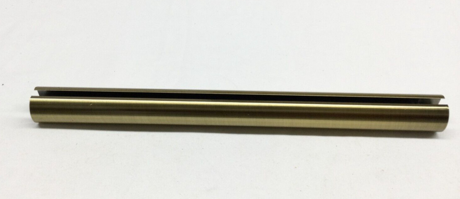 (Sold By The Foot up to 6 ft) 1” metal Rod Pole Curtain Drapery – GOLD