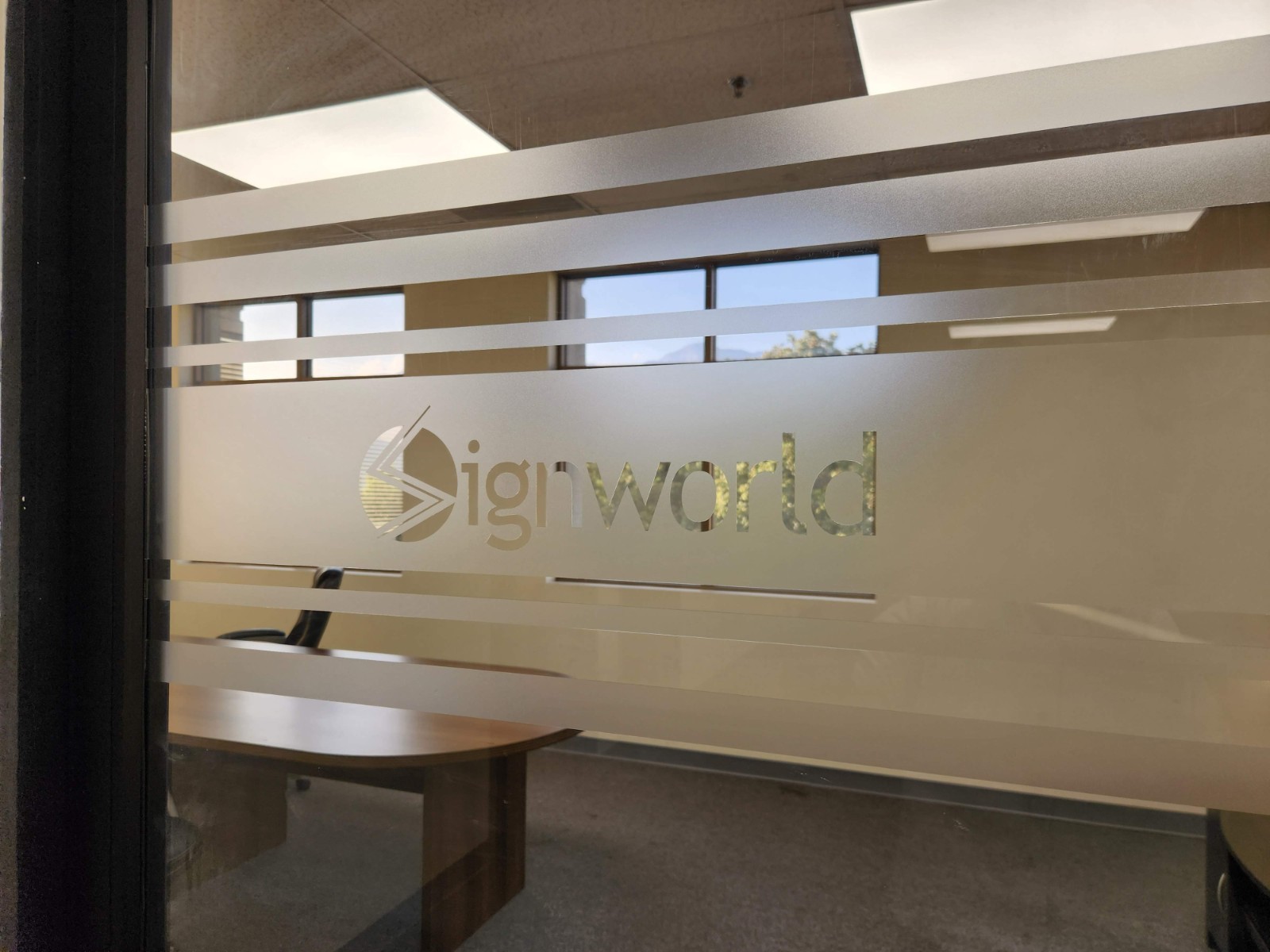 Signworld Printable Frosted Window Privacy Film – 54″ x 150′