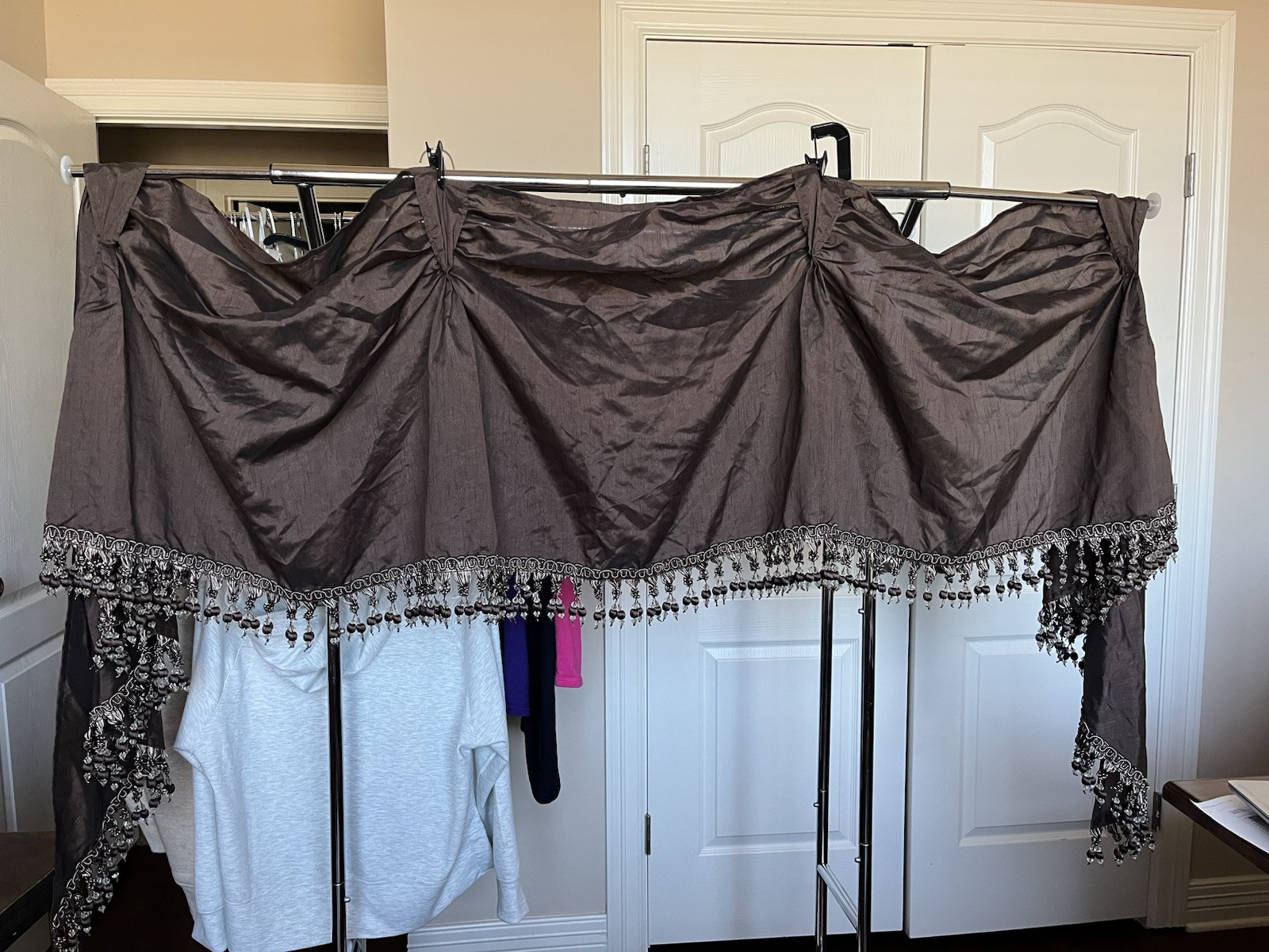 Chris madden Crystal Beaded Valance Beautiful Beaded Valance’s! They Are A Choc