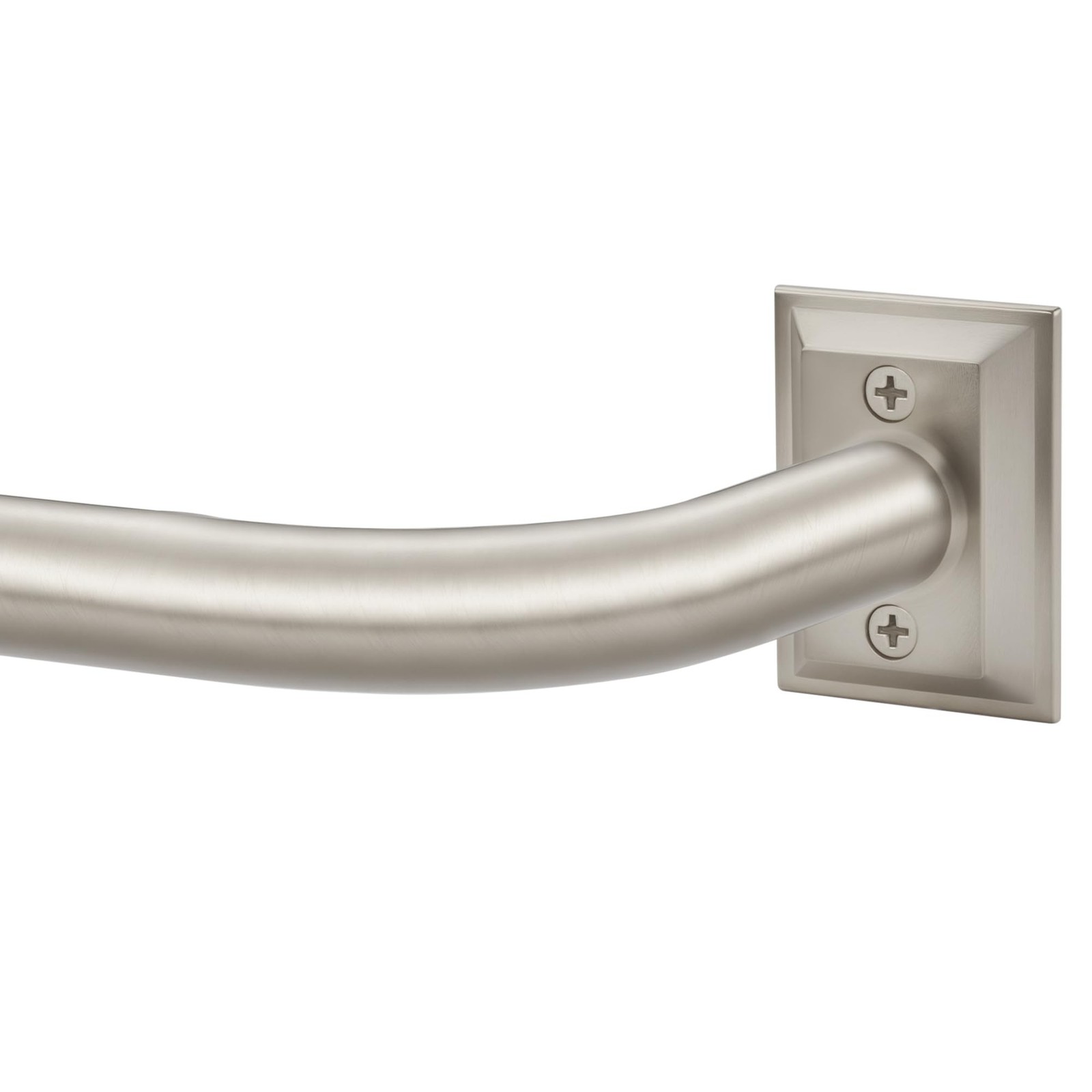 Wrap Around Curtain Rod for 28 to 65 Inches Window, Splicing Structure, 1 Inc…