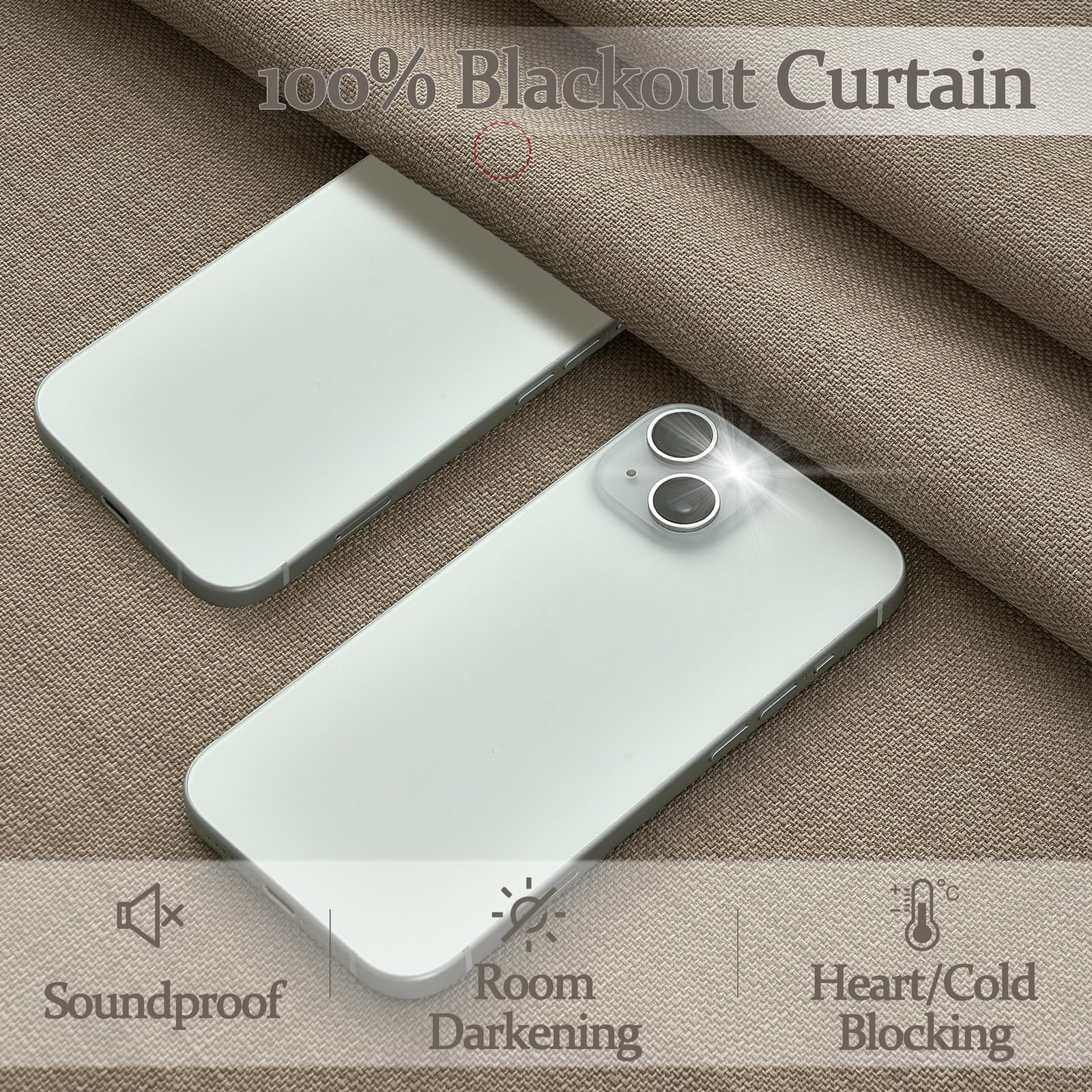 Pinch Pleated Drapes Linen Room Darkening Curtains 96 Inches Long for Bedroom…