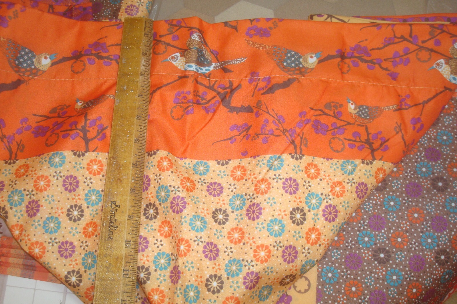 NWT 2 pc Lush Decor Window Panels Curtains Bohemian Royal Empire Orange 84″ lg