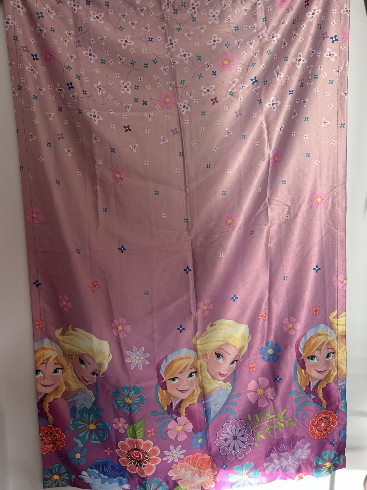 Disney Frozen Curtains 1 Panel Preowned