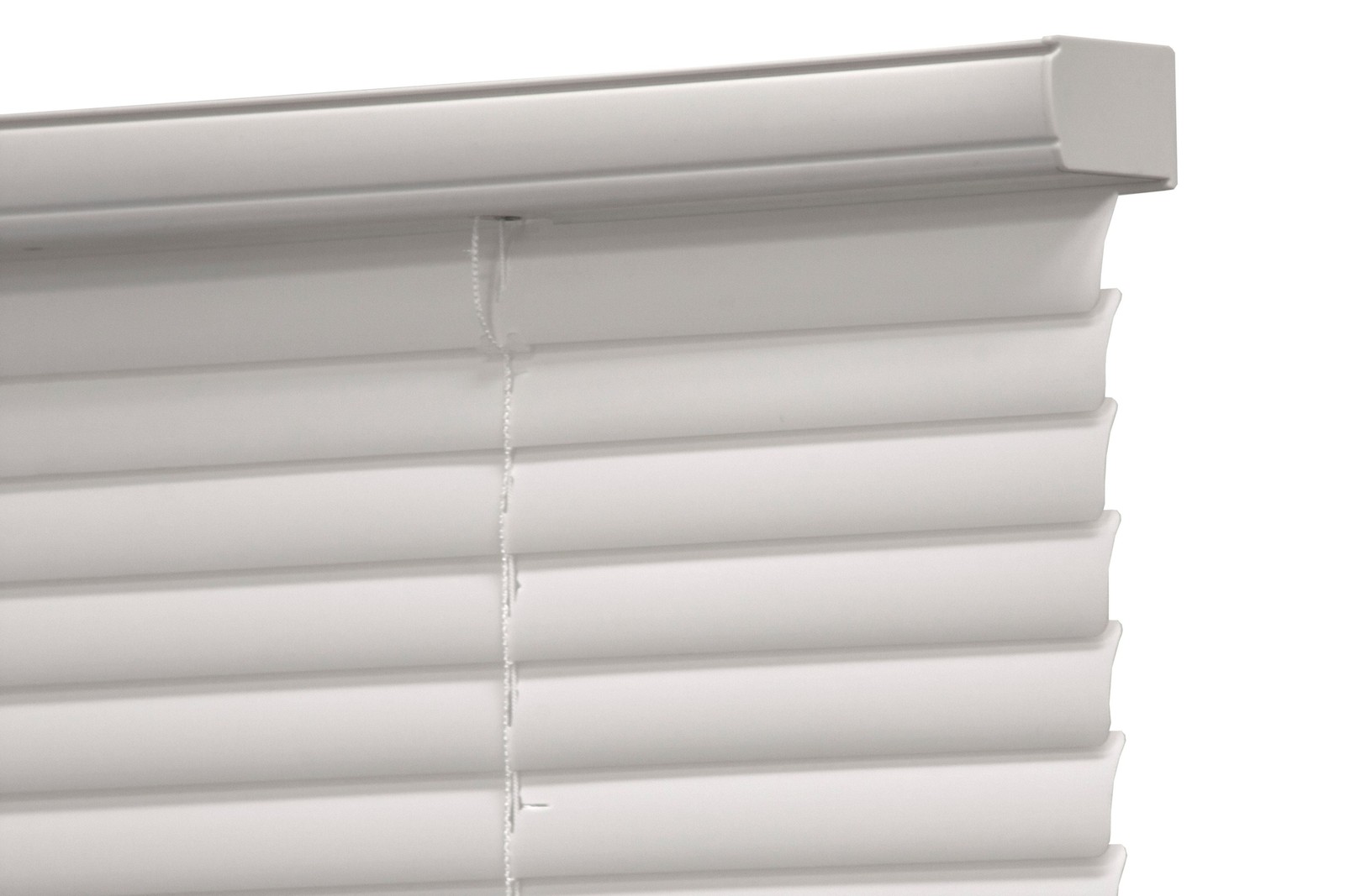 Mainstays 1″ Cordless Vinyl Light Filtering Mini Blinds, White, 34″ W x 64″ L