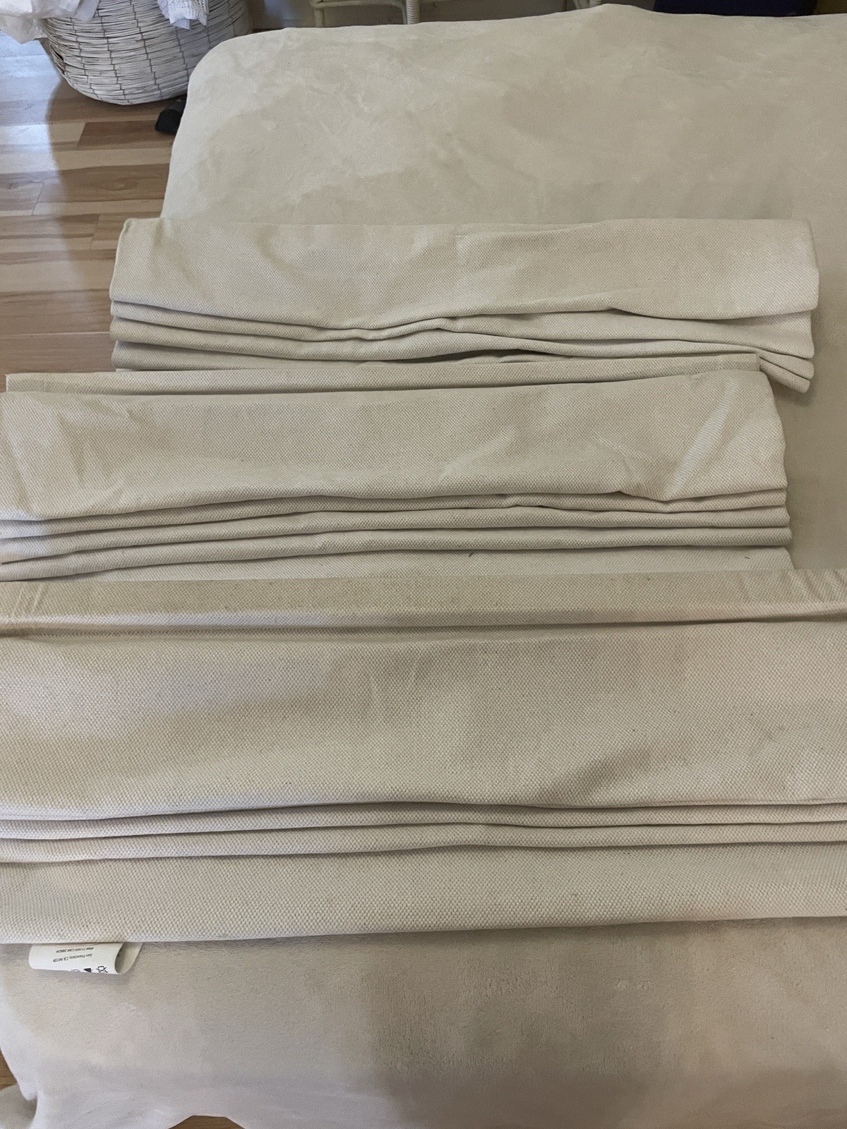 Pottery Barn Kids Set Of 3 Blackout Lined Roman Shade 83% Cotton 17% Linen 32×64