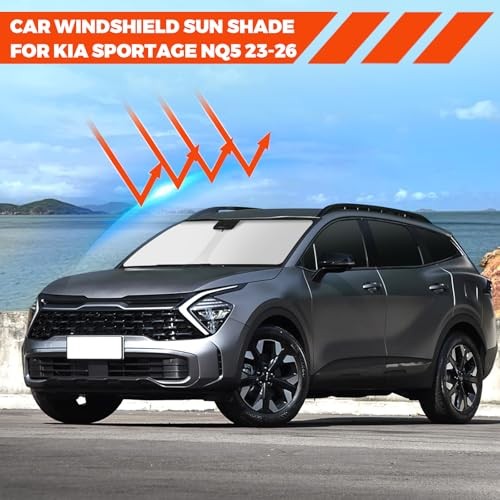2026 Upgrade Front Windshield Sunshade fit for Kia Sportage 2023-2025 2026