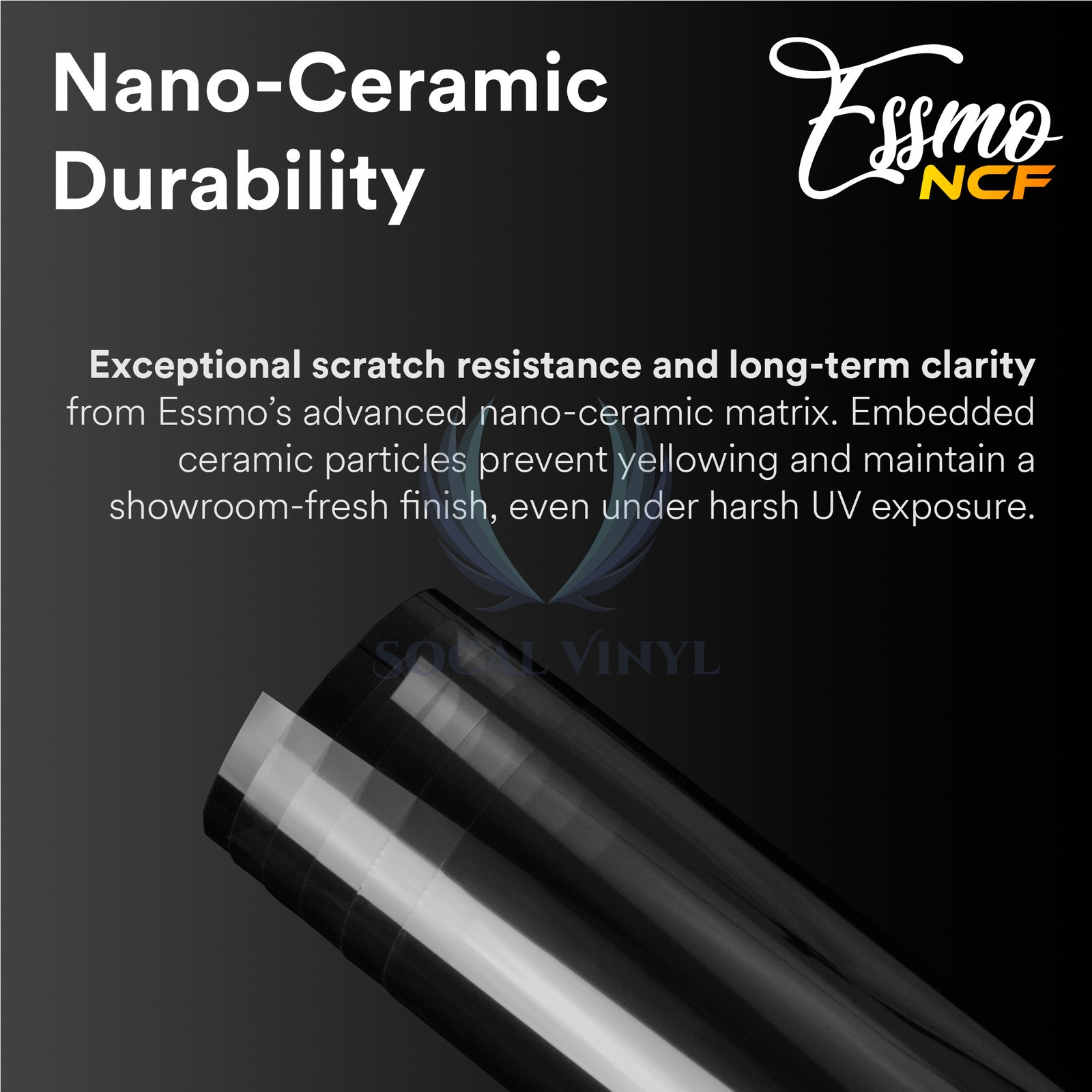 ESSMO Nano Ceramic Window Tint Film 70% VLT Car Home UV Heat Protection NCF70