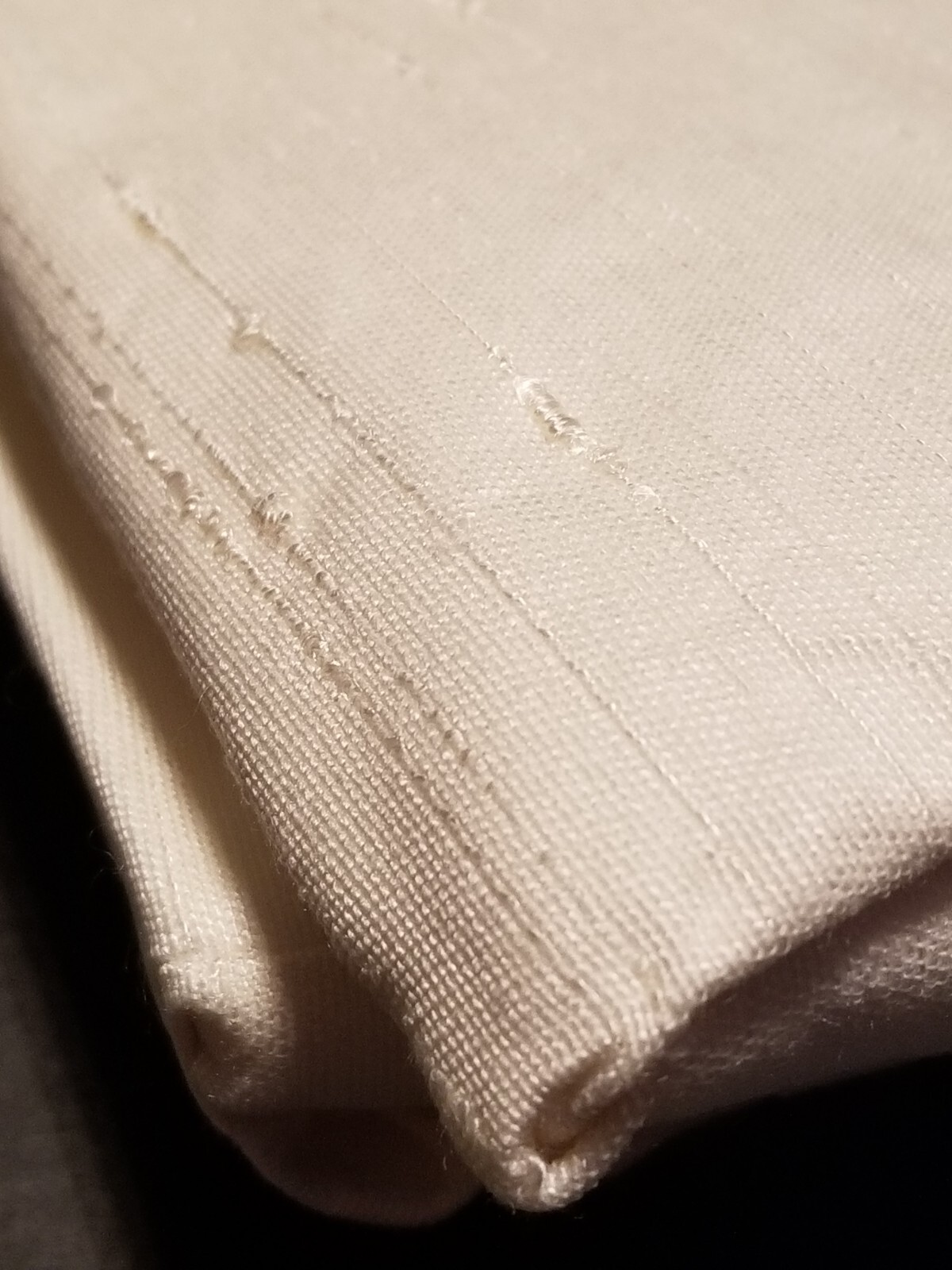 Vintage JC Penny Eggshell STARBRIGHT Rayon Valance 82 x 16 – “RARE”